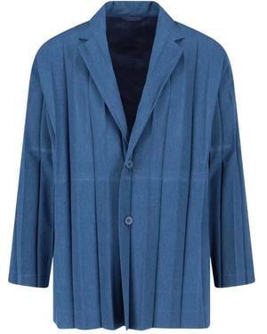 Issey Miyake Blazers - Blue