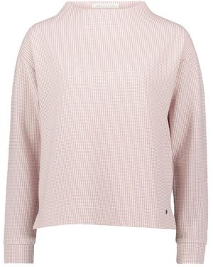 BETTY&CO Hoodies & Sweatvesten ,Roze ,Sweatshirt Met Opstaande Kraag