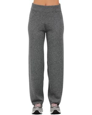Alpha Studio Straight Trousers - Grey