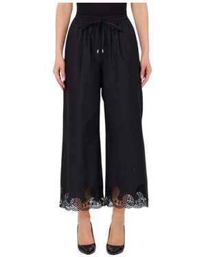 Liu Jo Cropped Trousers - Black