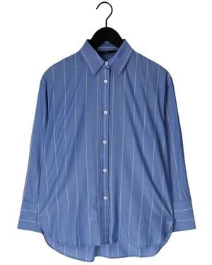 WITHBLACK Wblnoa Ls Striped Shirt - Blauw