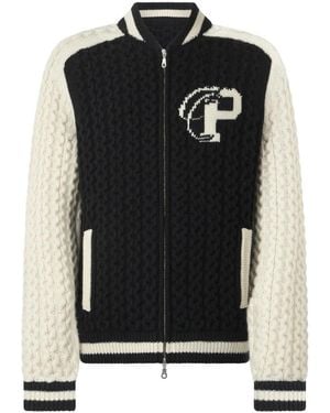Philipp Plein Strickjacke - Schwarz