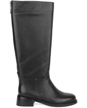 Linda Baumann High Boots - Black