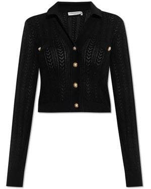 Alessandra Rich Cardigans - Zwart