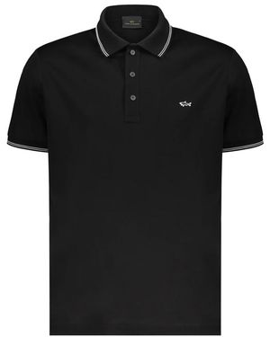 Paul & Shark Polo Shirts - Black