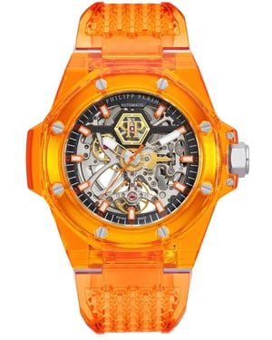 Philipp Plein King Phantom Fire Watch - Orange