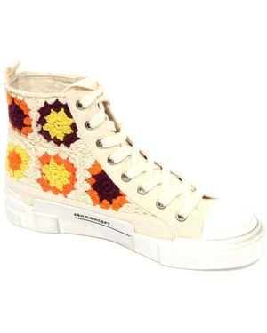 Ash Gehäkelte Geometrische Vintage-Effekt Schuhe - Mettallic