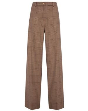 Fracomina Wide Trousers - Brown