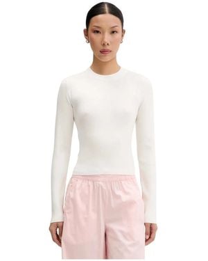 ViCOLO Truien & Vesten ,Polyester Slim-Fit Viscose Blouse - Roze