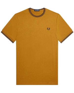 Fred Perry T-Shirts - Yellow