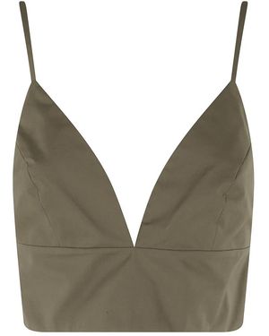 FEDERICA TOSI Sleeveless Tops - Green