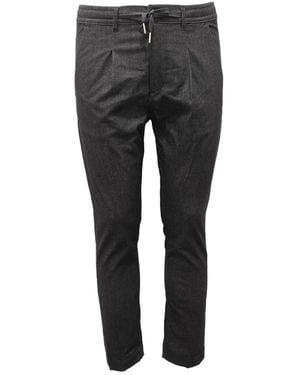 Cruna Slim-Fit Trousers - Grey