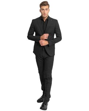 Corneliani Single Breasted Suits - Zwart
