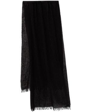 Lanvin Winter Scarves - Negro