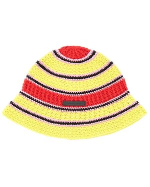 Stella McCartney Häkel-Bucket-Hat - Mehrfarbig