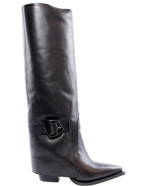 Elvio Zanon Schoenen ,Zwart ,York Heeled Boots