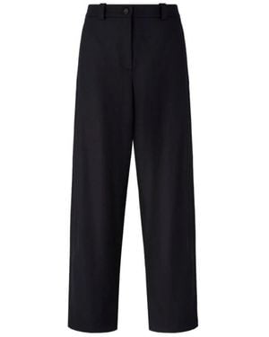 Pinko Broeken ,Blauw ,Zagarese Wide Leg Broeken - Zwart