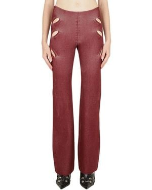 Dion Lee Straight Trousers - Red