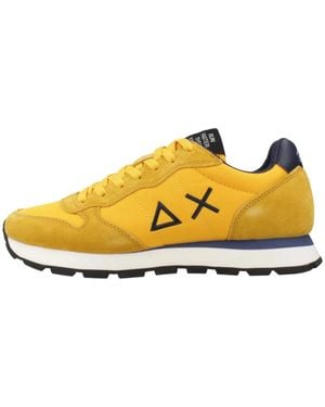 Sun 68 Tom Solid Sneakers - Geel