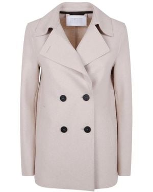 Harris Wharf London Double-Breasted Coats - Pink