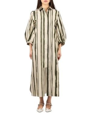 Max Mara Kleedjes ,Veelkleurig ,Kleedjes - Metallic