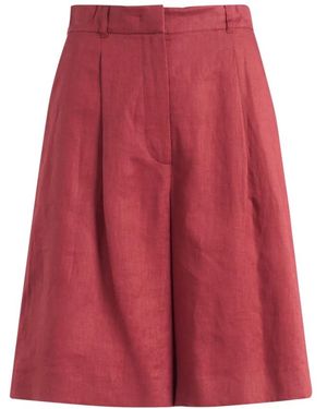 Max Mara Long Shorts - Red