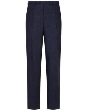 Canali Suit Trousers - Blue