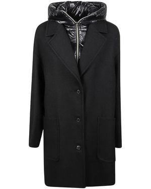 Herno Single-Breasted Coats - Noir