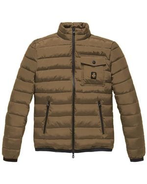 Refrigiwear Giacca in nylon marrone - Verde