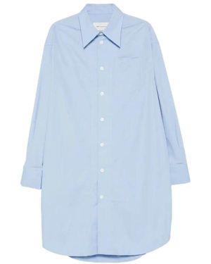 Ami Paris Adc Hemdblusenkleid - Blau