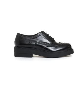 Strategia Laced Shoes - Nero