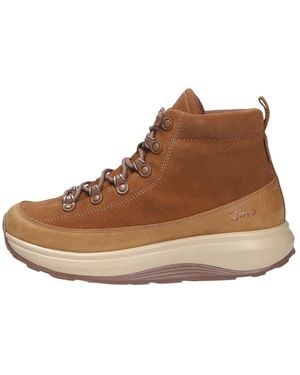 Joya Lace-Up Boots - Marron