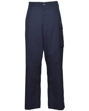 Marni Straight Trousers - Bleu
