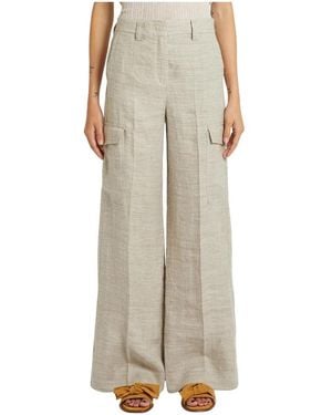 Marella Wide Trousers - Neutro