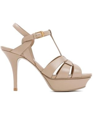 Saint Laurent High Heel Sandals - Metallic