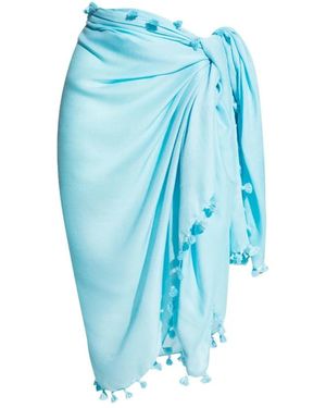 Melissa Odabash Badmode ,Blauw ,Rayon Pareo Sky