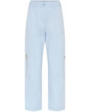 GUSTAV Wide Trousers - Blue