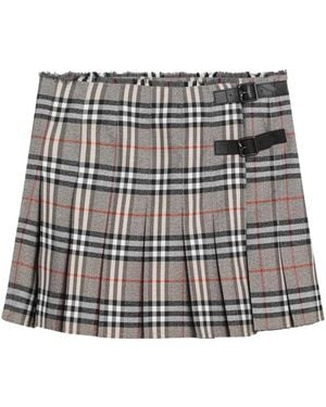 Burberry Short Skirts - Gris