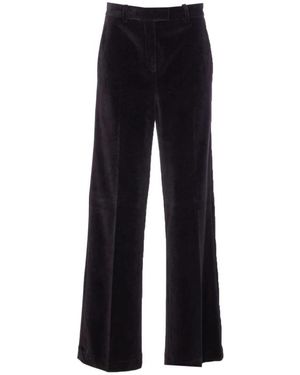 Circolo 1901 Wide Trousers - Black