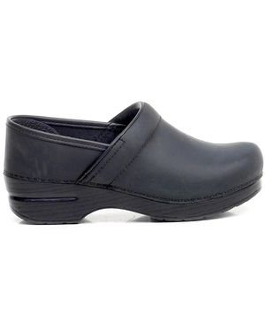Dansko Schoenen ,Zwart ,Leer Professionele Klomp - Blauw