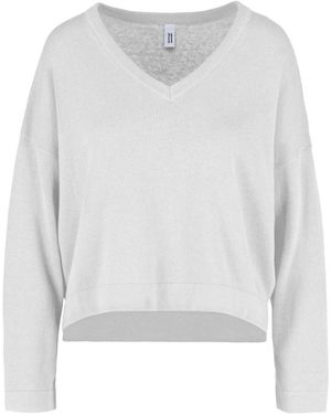 Bomboogie V-Neck Knitwear - Blanco