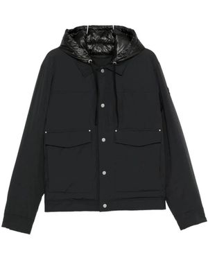 Moose Knuckles Brixton Down Trucker Jas - Zwart