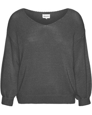 American Dreams V-Neck Knitwear - Grigio