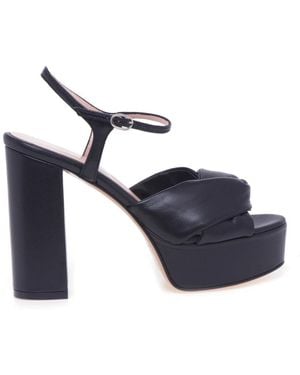 Anna F. High Heel Sandals - Blue