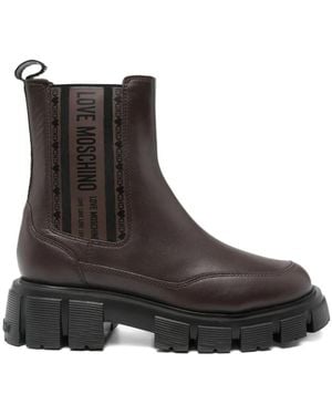 Love Moschino Chelsea Boots - Brown