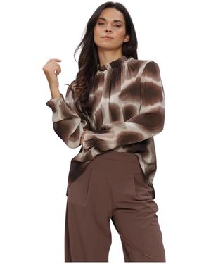 JAPANTKY Iwane Blouse - Bruin