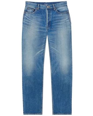 Saint Laurent Loose-Fit Jeans - Blue