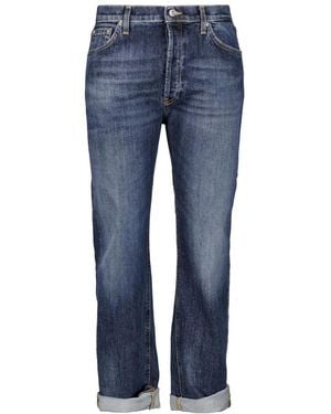 Dondup Rechte Jeans - Blauw