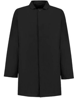People Of Shibuya Urban Slim-Fit Trenchcoat Schwarz