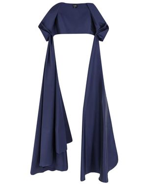 Lavi Accessoires ,Blauw ,Satijn Beverello Satijnen Sjaal